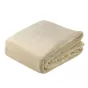 Плед NEODECO велсофт 200х220 см бежевый - baucenter.ru