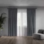 Штора Шенилл 200х290 см графит - baucenter.ru
