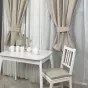 Комплект штор с подхватами MELANGE 290х180 см бежевый - baucenter.ru