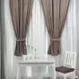 Комплект штор с подхватами Бархат 290х180 см бежевый - baucenter.ru