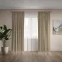 Штора NEODECO Рогожка BOSFORD 230х280 см бежевая - baucenter.ru