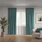 Штора NEODECO Блэкаут 80% 150х280 см серо-голубая - baucenter.ru