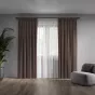 Штора NEODECO Блэкаут 80% 150х280 см кофейная - baucenter.ru