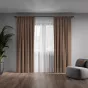 Штора Сатен 150х270 см какао - baucenter.ru