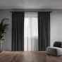 Штора Сатен 150х270 см графит - baucenter.ru