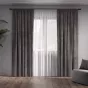 Штора NEODECO Бархат 200х280 см темно-серая - baucenter.ru