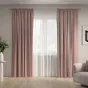 Штора NEODECO Бархат 200х280 см розовая - baucenter.ru