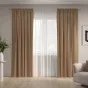 Штора NEODECO Канвас 180х280 см бежевая - baucenter.ru