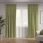 Штора NEODECO Канвас 180х280 см зеленая - baucenter.ru