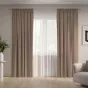 Штора Блэкаут 80% 200х280 см бежевая NEODECO - baucenter.ru