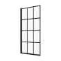 Ширма для ванны FLUMEN DESIGN Nero 85х140 см черный - baucenter.ru