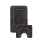 Набор ковриков для ванной FLUMEN Simplicity 50х80/40х50 см микрофибра серый - baucenter.ru
