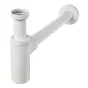 Сифон для умывальника FLUMEN T20030 бутылочный цилиндр 1 1/4" латунь белый - baucenter.ru