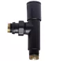 Вентиль угловой FLUMEN 1/2"х1/2" РН-РН для полотенцесушителя черный - baucenter.ru
