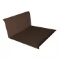 Планка примыкания нижняя 122x260x2000 мм Grand Line 0,45 мм коричневая RAL 8017 - baucenter.ru