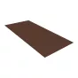 Лист оцинкованный гладкий 2x1,25 м Grand Line 0,35 мм коричневый RAL 8017 - baucenter.ru