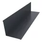 Планка внутреннего угла 50x50x2000 мм 0,45 мм графит RAL 7024 - baucenter.ru