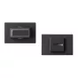 Дверные накладки с заверткой Code Deco WC-10031-GRF графит - baucenter.ru