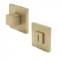 Дверные накладки с заверткой сатинированное золото Morelli MH-WC-S6 MSG - baucenter.ru
