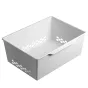 Корзина пластиковая 60х20 белая 578x423х185 мм Практик HOME - baucenter.ru