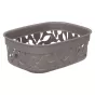 Корзина для хранения IDEA ФЛОРА 14x6,5x18,5 см 1 л серая - baucenter.ru