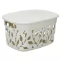Корзина для хранения IDEA ФЛОРА 20,5x15,5x28 см 5,5 л белая - baucenter.ru