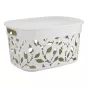 Корзина для хранения IDEA ФЛОРА 26,5x20,5x37,5 см 12 л белая - baucenter.ru