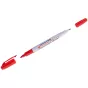 Маркер перманентный Crown Multi Marker Twin двухсторонний 2 мм/1 мм красный - baucenter.ru