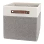 Короб для хранения elemento Cube с ручками 30х30х30 см белый/серый - baucenter.ru