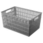 Корзина для хранения 27,4х18,4х13,8 см 6 л Simplify серая - baucenter.ru