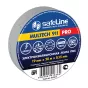 Изолента ПВХ SafeLine 19 мм серо-стальная 20 м - baucenter.ru