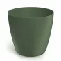 Кашпо пластиковое Mate зеленое d19,8 см h18,2 см 4,1 л - baucenter.ru