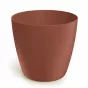 Кашпо пластиковое Mate коричневое d19,8 см h18,2 см 4,1 л - baucenter.ru