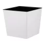 Горшок пластиковый London CUBE белоснежный жасмин 25x25х24 см 11,6 л - baucenter.ru