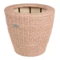 Уличное кашпо из ротанга AIKO коричневое d57 см h52 см 80 л - baucenter.ru