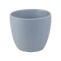 Кашпо керамическое d7 см h6 см 0,2 л серое матовое Basic Cactus - baucenter.ru