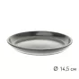 Поддон керамический черный d14,5 см h1,5 см - baucenter.ru