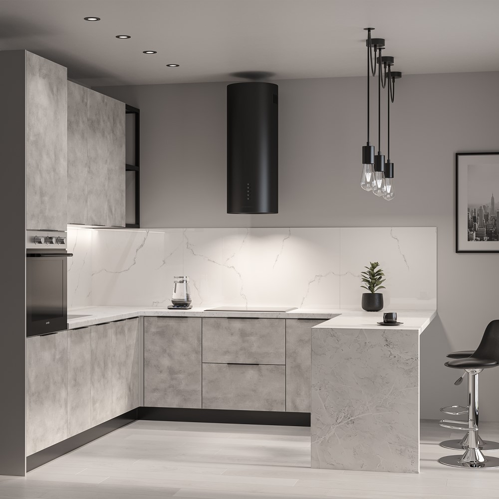 Моно светлый бетон