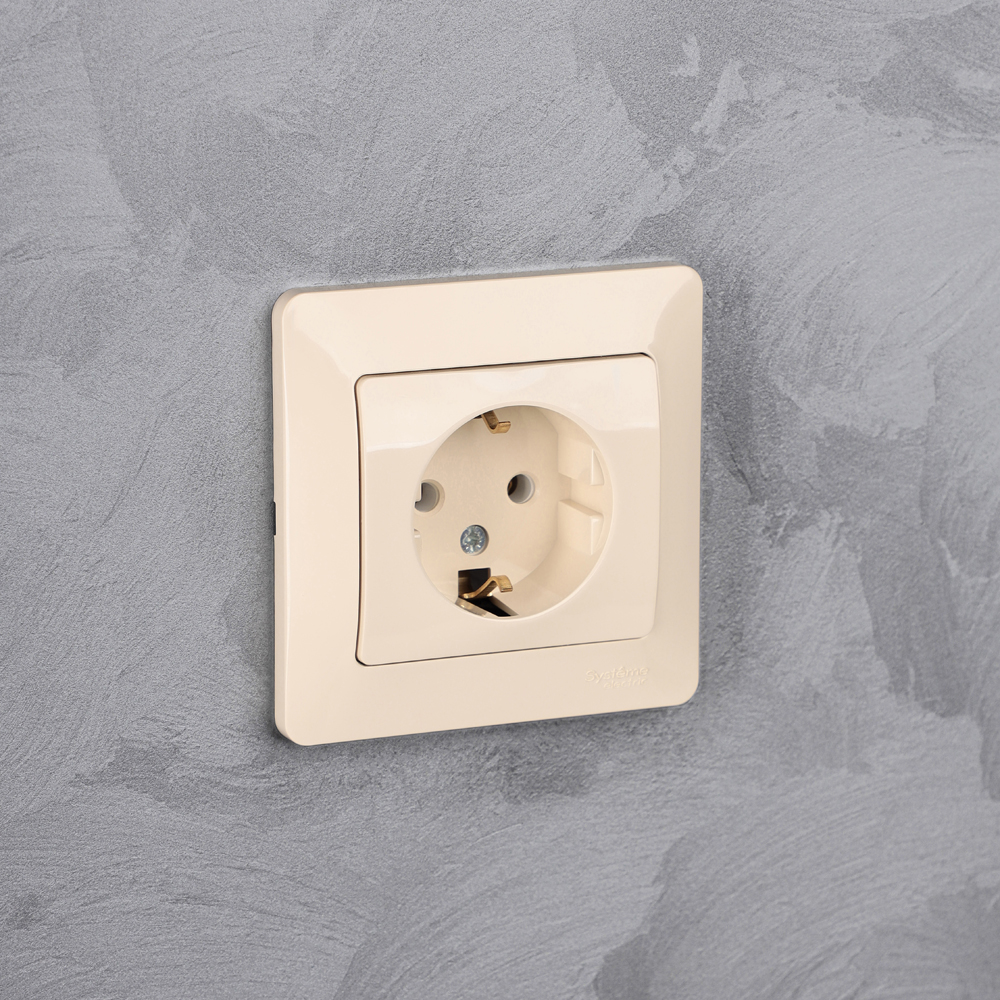 Глосса бежевая Systeme Electric