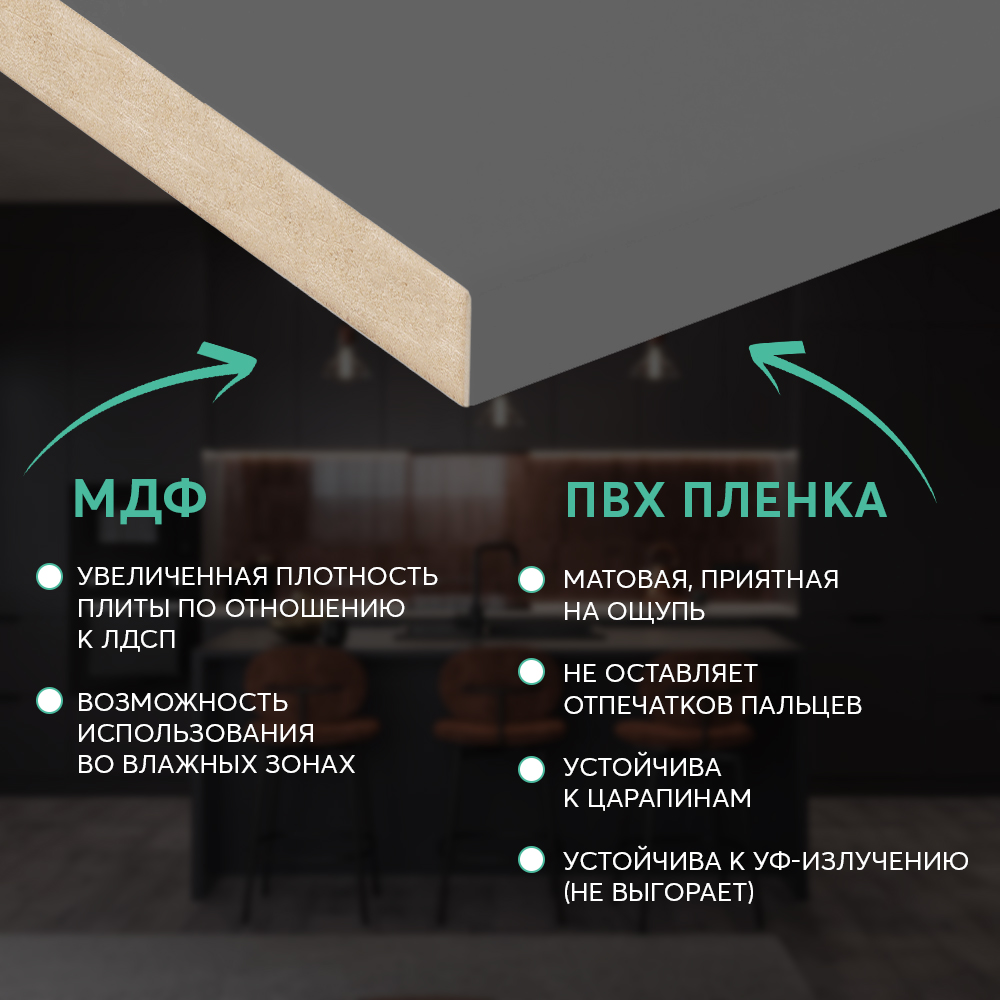 Плано Графит матовый