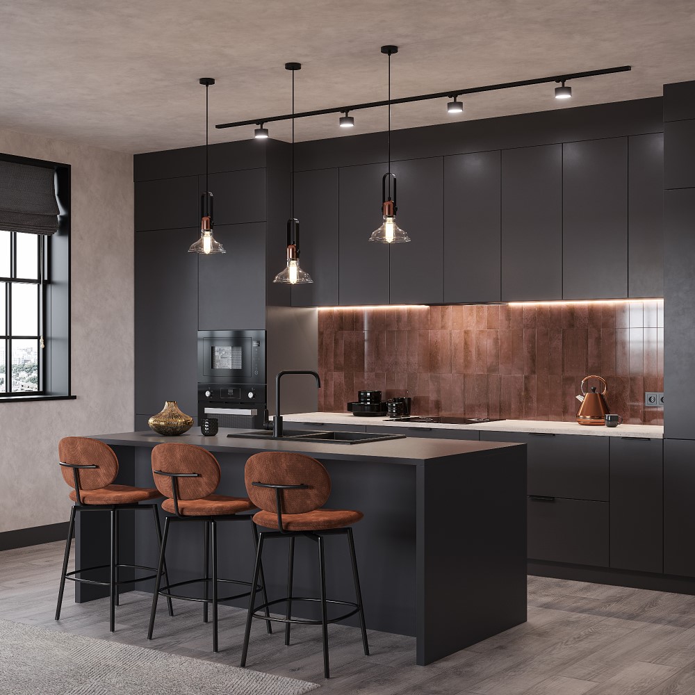 Плано Графит матовый