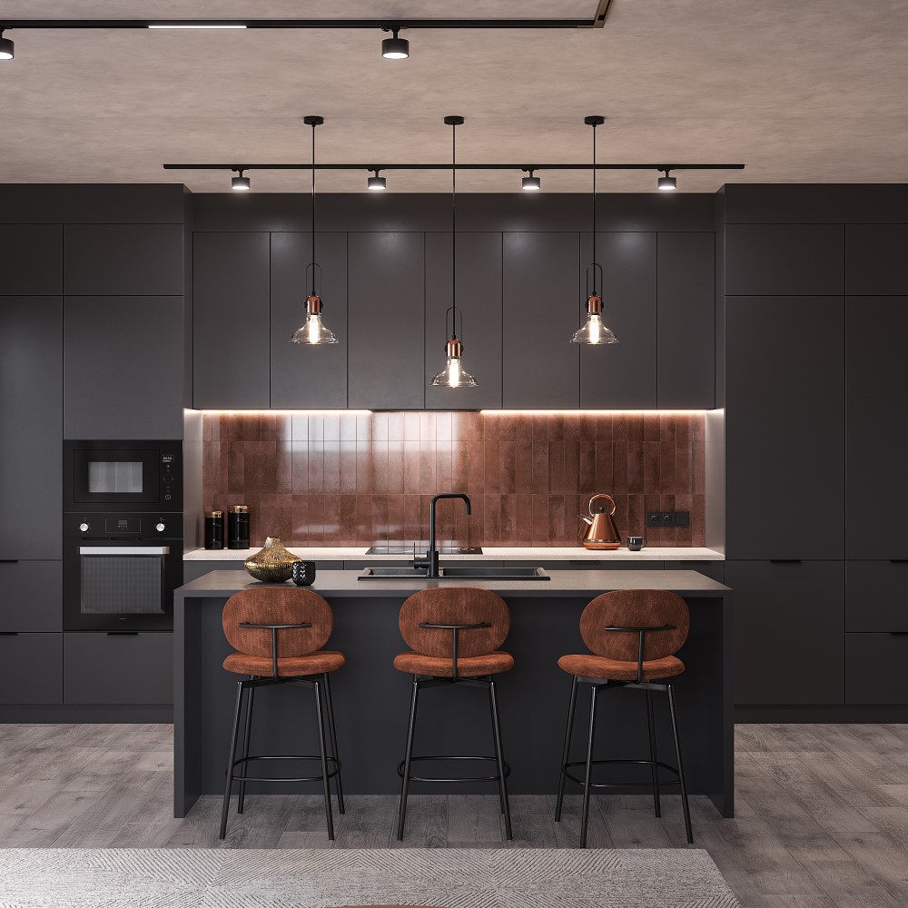 Плано Графит матовый