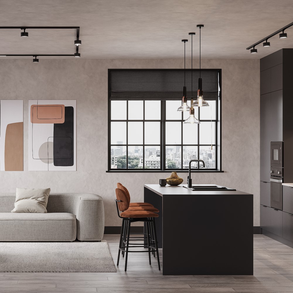 Плано Графит матовый