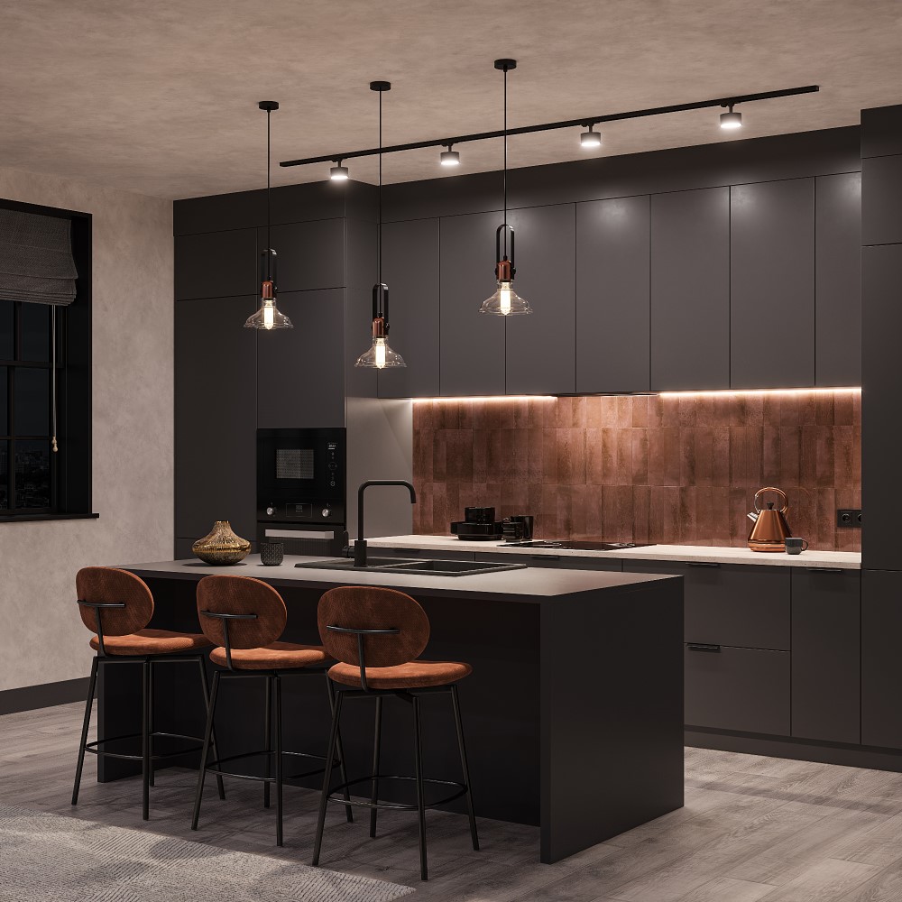 Плано Графит матовый