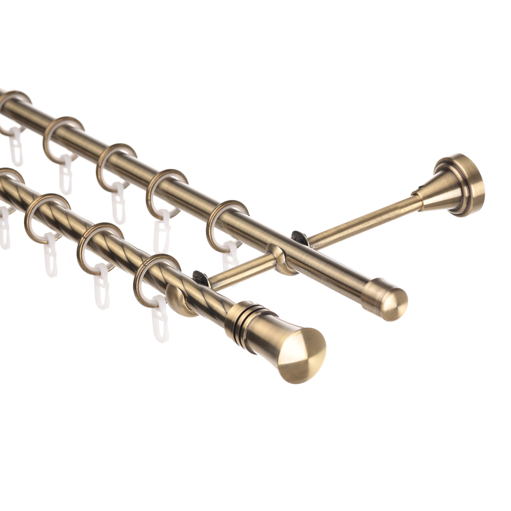 Карниз наборный Античное золото диаметр 16мм