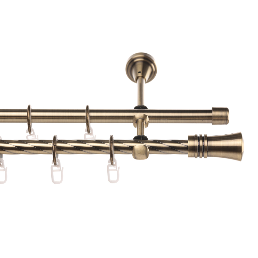 Карниз наборный Античное золото диаметр 16мм