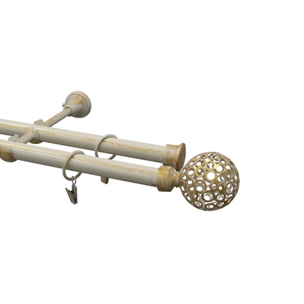 Карниз наборный Белое золото диаметр 20мм