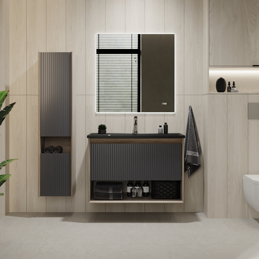 Tossony антрацит, дуб Jorno