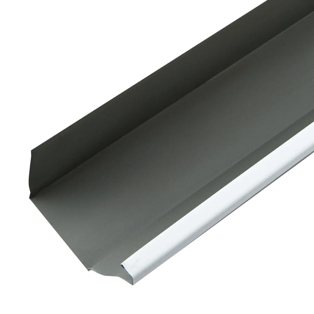 Водосток металлический 120/102 мм Юг-Профиль белый