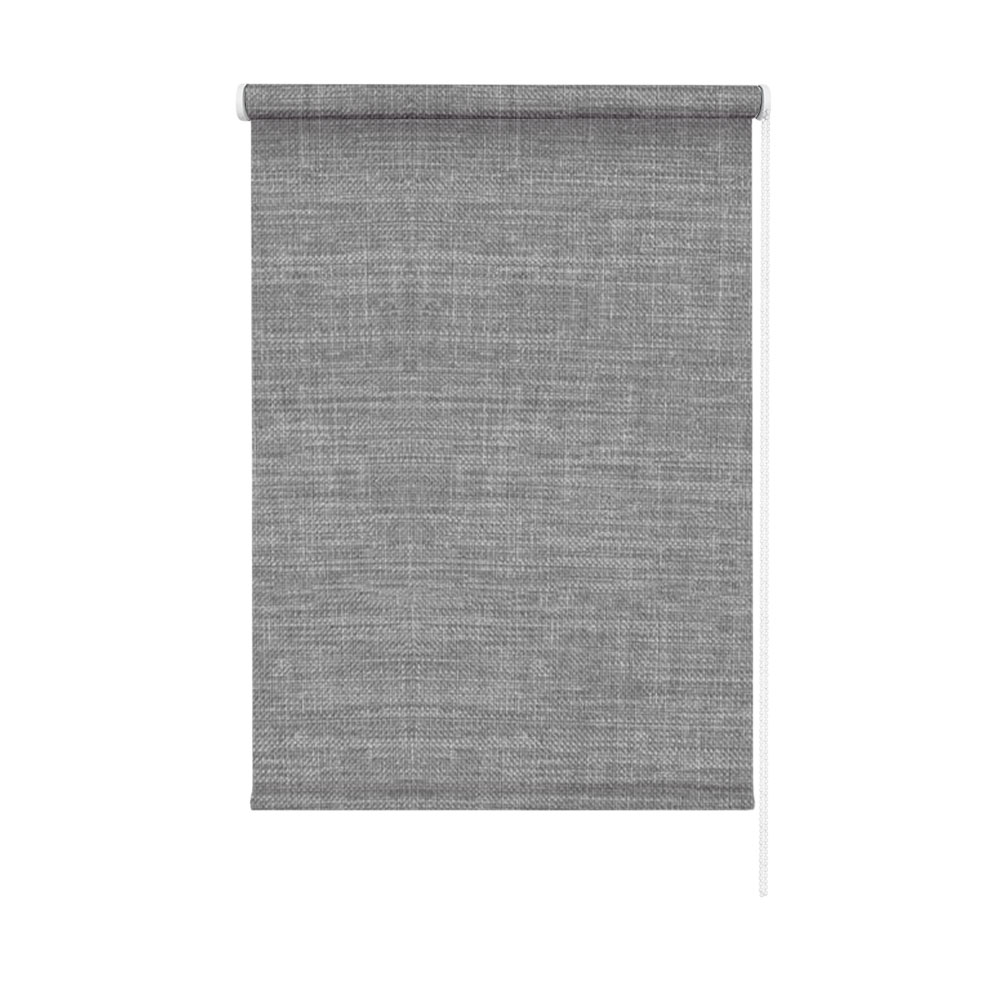 Шторы рулонные блэкаут серые NEODECO Модерн